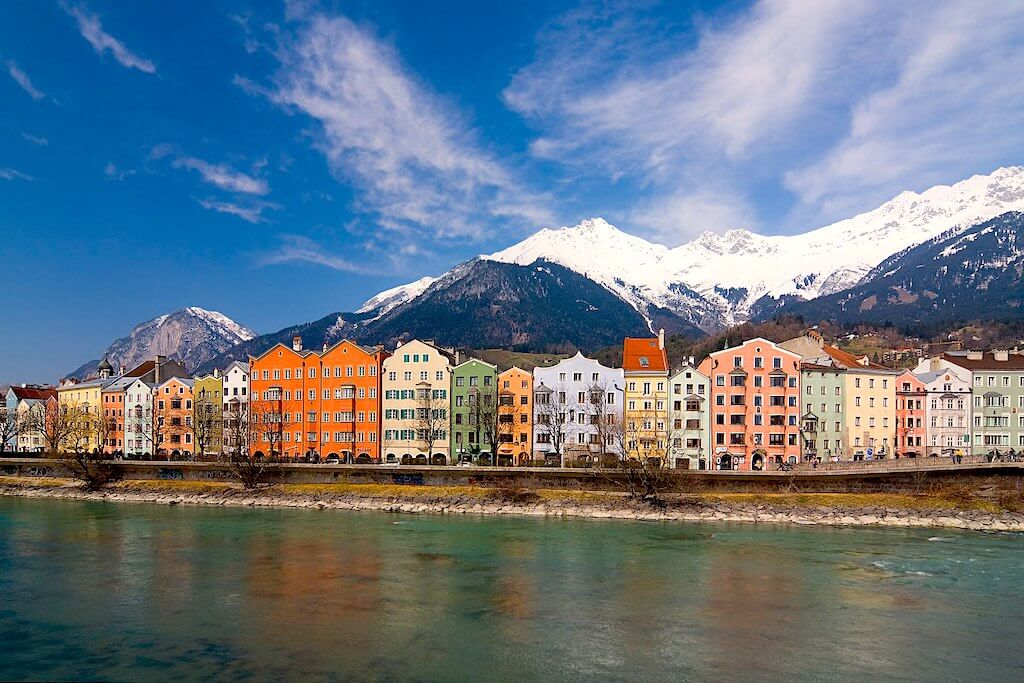 Colourful Houses walk river inn must visit - Top 20 Best Things to Do in Innsbruck Austria