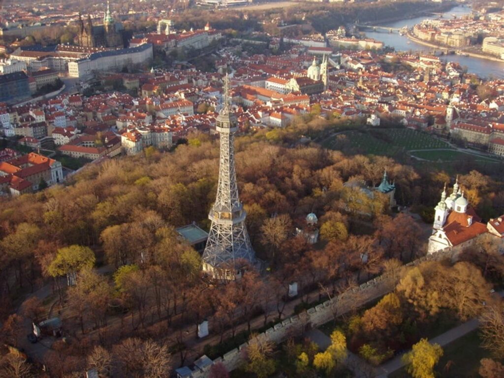 must visit The Petrin Hill and Tower prague