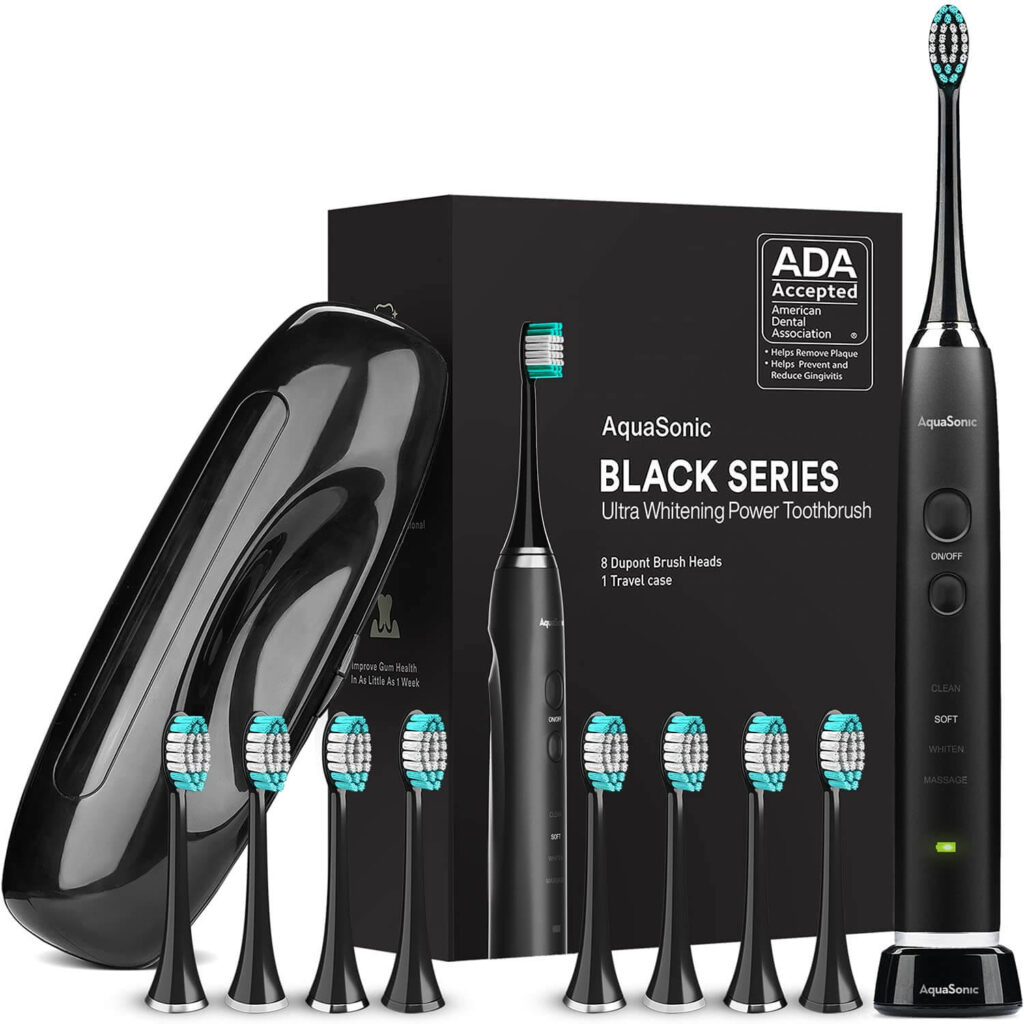 AquaSonic Electric Toothbrush - Essential Guide to Travel Toothbrush - Travel Light and Smile Bright