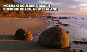 Koekohe Beach new zealand - Koekohe Beach (Moeraki Boulders Beach)