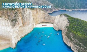 NAVAGIO BEACH SHIPWRECK COVE ZAKYNTHOS GREECE - Navagio Beach Greece - Shipwreck Cove Zakynthos