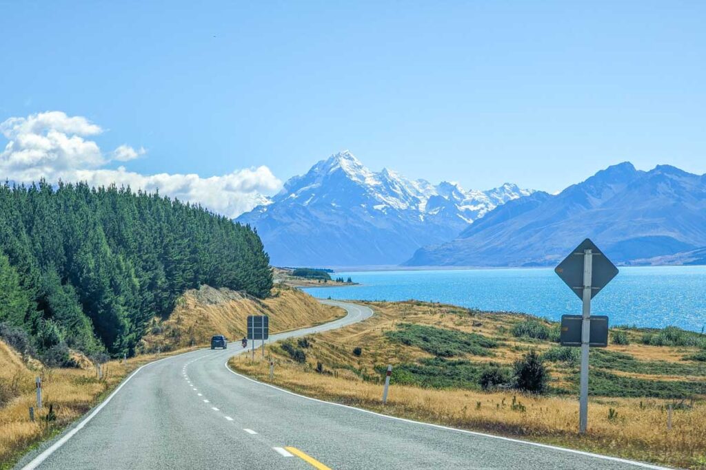 Mount Cook via Highway 80 in New Zealand - Top 50 Best Scenic Drives in the World