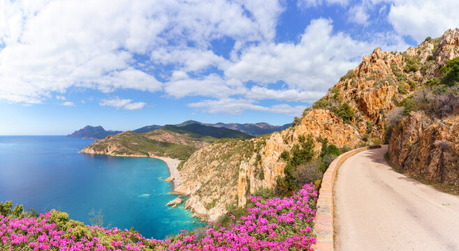 The French Calanques de Piana in Corsica - Top 50 Best Scenic Drives in the World