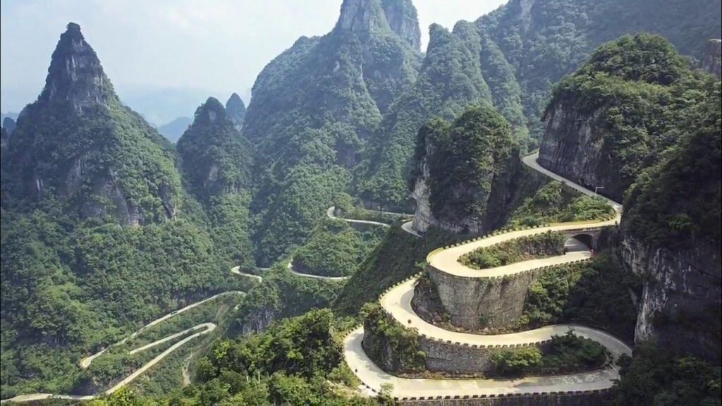 Tianmen Mountain Road China - Top 50 Best Scenic Drives in the World